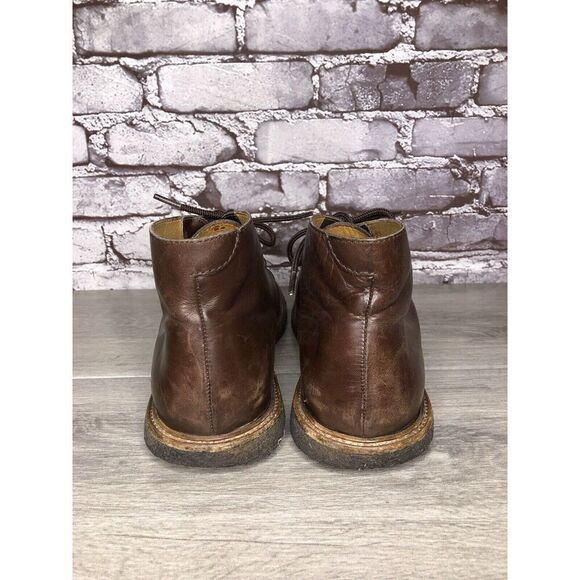 A.P.C Brown Leather Chukka Lace Up Ankle Boots Gum Soles Men Sz 42EU/9M US - Picture 5 of 16
